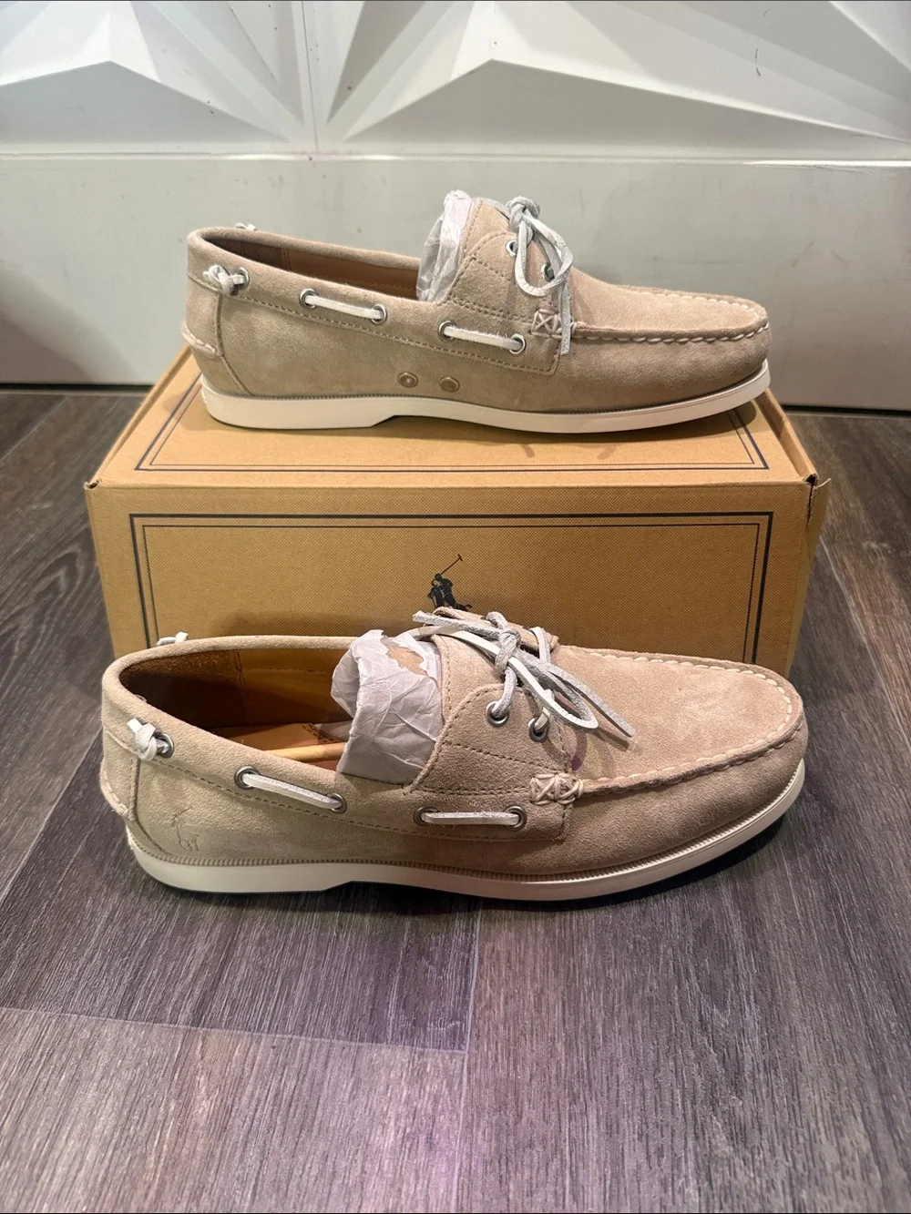 Polo Men's Merton sued boat show in beige bone • Sz 10